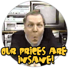 Crazy Eddie Says Rocking Horse Prices Are Insane!